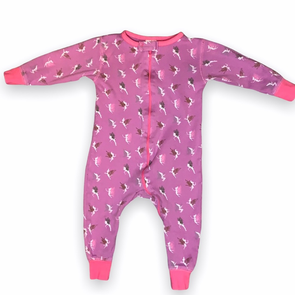 Sweet Peanut Long Sleeve Zip Sleeper Pink & Purple Fairies 6-12 Months
